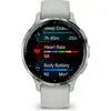 Умные часы Garmin Venu 3S (шалфей, с силиконовым ремешком)