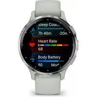 Умные часы Garmin Venu 3S (шалфей, с силиконовым ремешком)