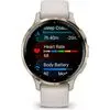 Умные часы Garmin Venu 3S (слоновая кость, с силиконовым ремешком)