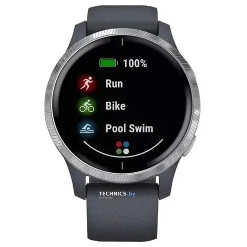 Умные часы Garmin Venu Silver/Blue