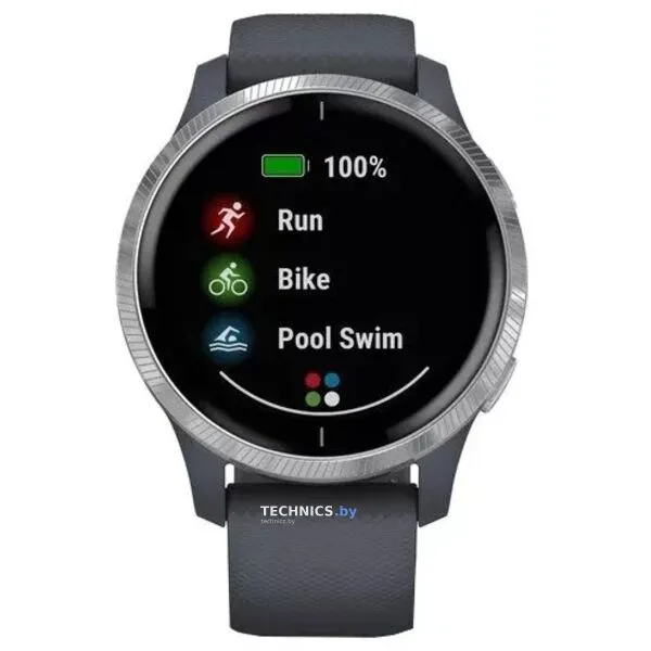 Умные часы Garmin Venu Silver/Blue