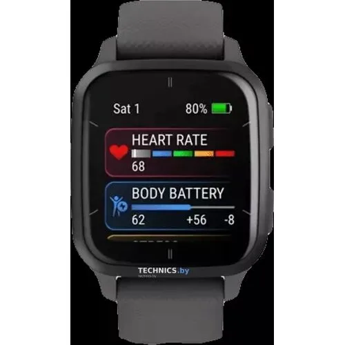 Умные часы Garmin Venu Sq 2 (темно-серый)