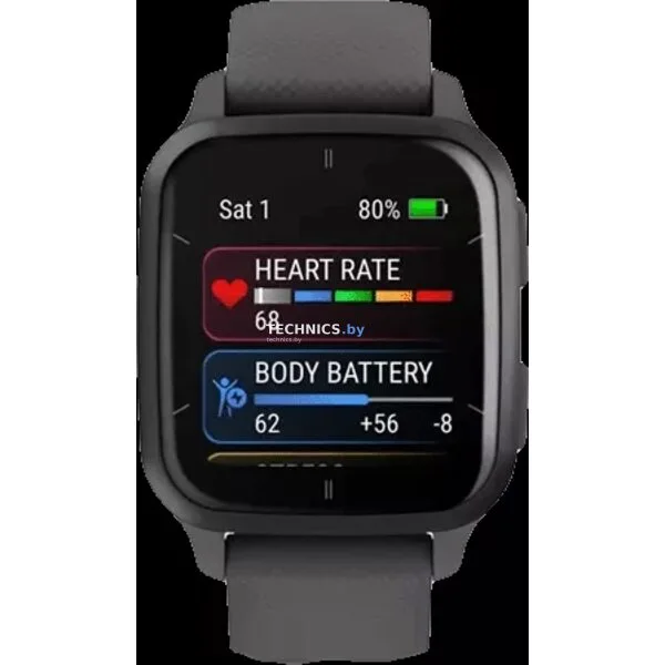 Умные часы Garmin Venu Sq 2 (темно-серый)