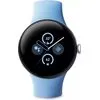 Умные часы Google Pixel Watch 2 LTE (глянцевый серебристый/залив, спортивный силиконовый ремешок)