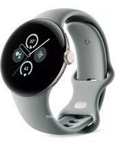 Умные часы Google Pixel Watch 2 LTE (золотистый шампань/лесной орех, спортивный силиконовый ремешок)