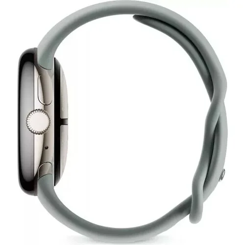 Умные часы Google Pixel Watch 2 LTE (золотистый шампань/лесной орех, спортивный силиконовый ремешок)