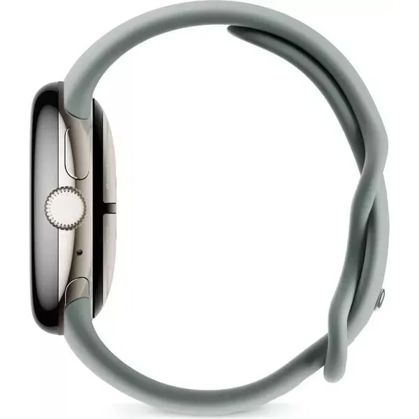 Умные часы Google Pixel Watch 2 LTE (золотистый шампань/лесной орех, спортивный силиконовый ремешок)