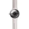 Умные часы Google Pixel Watch 2 (глянцевый серебристый/фарфор, спортивный силиконовый ремешок)