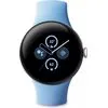 Умные часы Google Pixel Watch 2 (глянцевый серебристый/залив, спортивный силиконовый ремешок)