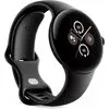 Умные часы Google Pixel Watch 2 (матовый черный/обсидиан, спортивный силиконовый ремешок)