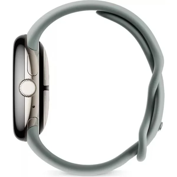 Умные часы Google Pixel Watch 2 (золотистый шампань/лесной орех, спортивный силиконовый ремешок)