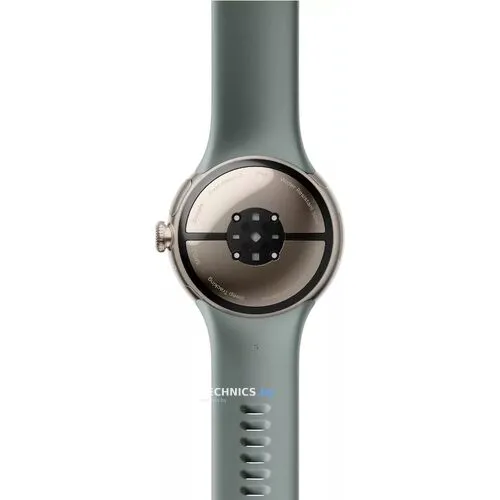 Умные часы Google Pixel Watch 2 (золотистый шампань/лесной орех, спортивный силиконовый ремешок)