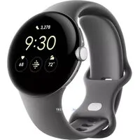 Умные часы Google Pixel Watch LTE (глянцевый серебристый/угольный)