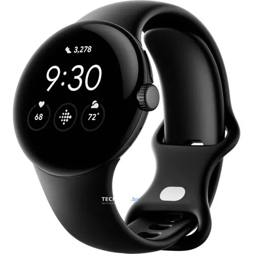Умные часы Google Pixel Watch (матовый черный/обсидиан)