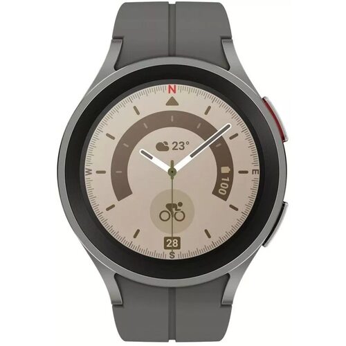 Умные часы Samsung Galaxy Watch 5 Pro 45 мм (серый титан)