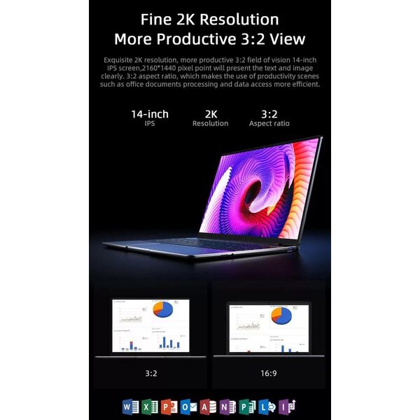 Ноутбук Chuwi GemiBook Pro N5100 8GB+256GB