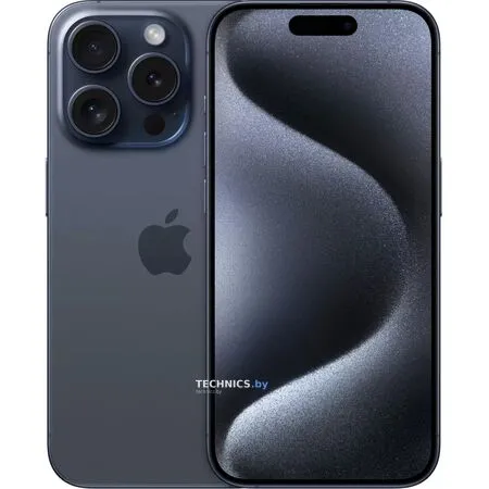 Смартфон Apple iPhone 15 Pro 128GB (синий титан)