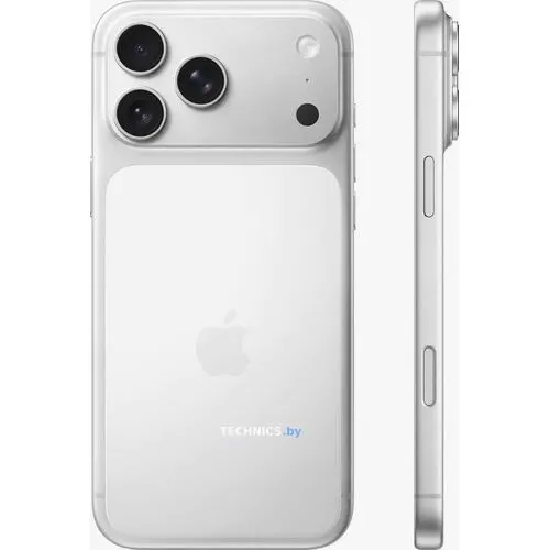 iPhone 17 Pro Max 512 ГБ Серебристый: Вневременной Стиль и Оптимальный Объем Памяти с Dual eSIM.