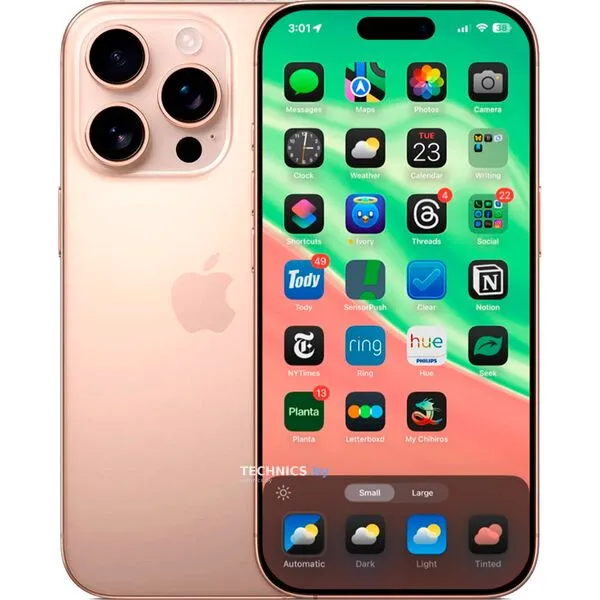Смартфон Apple iPhone 16 Pro 256GB (пустынный титан)