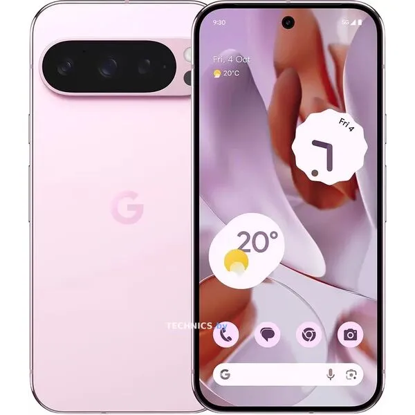 Смартфон Google Pixel 9 Pro 16GB/512GB (розовый кварц) Rose Quartz