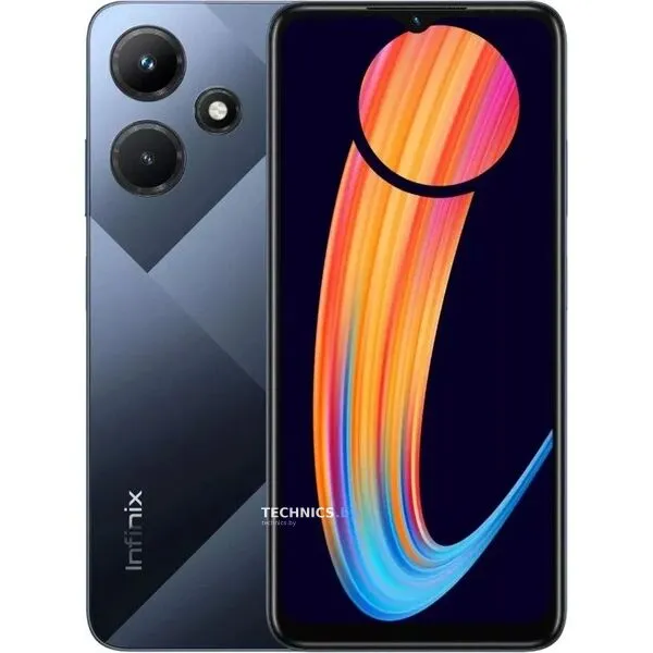 Смартфон Infinix Hot 30i X669D 8GB/128GB (зеркально-черный)