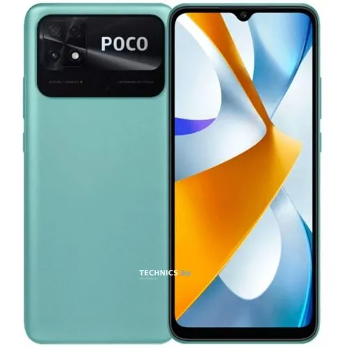 Смартфон POCO C40 4GB/64GB бирюзовый (международная версия)