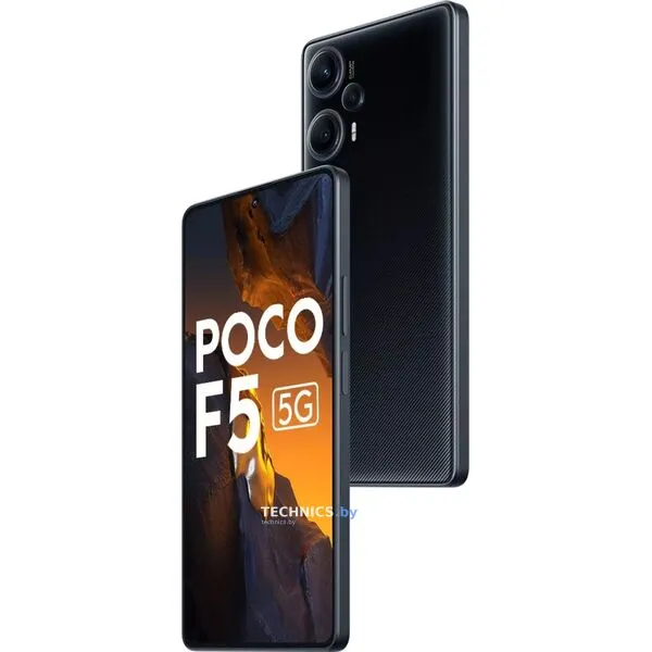 Смартфон Poco F5 12GB/256GB черный (международная версия)