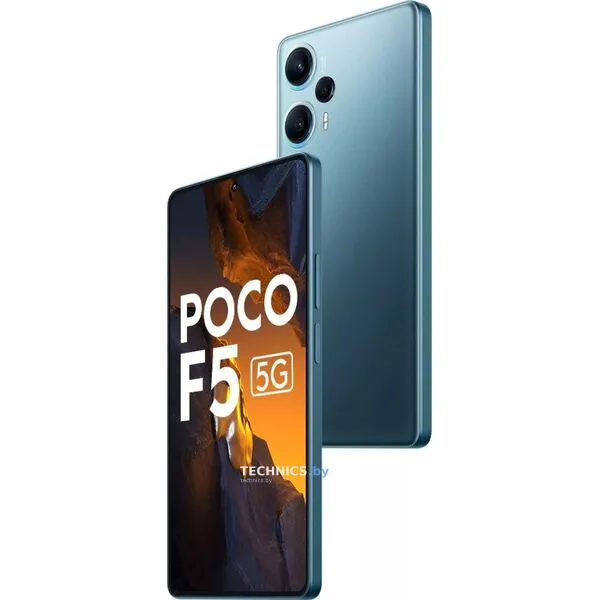 Смартфон Poco F5 8GB/256GB синий (международная версия)