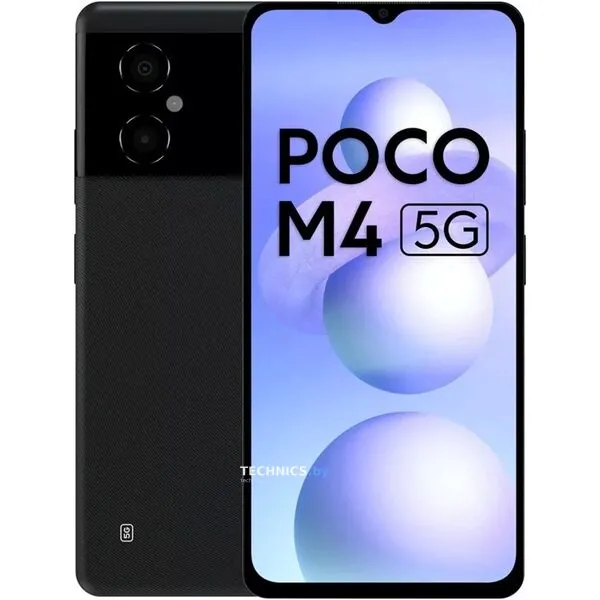 Смартфон Poco M4 5G 6GB/128GB черный (международная версия)