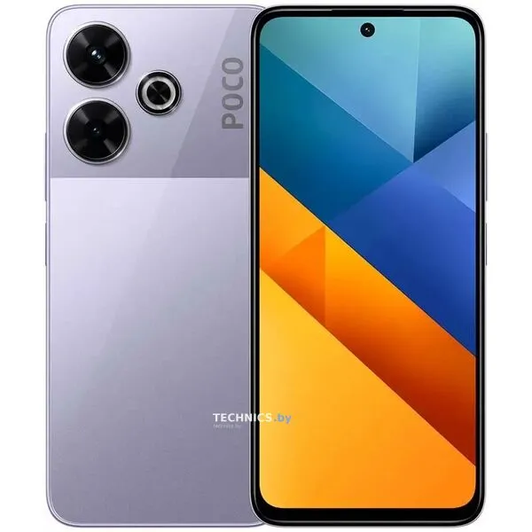 Смартфон Poco M6 8GB/256GB с NFC международная версия (фиолетовый)