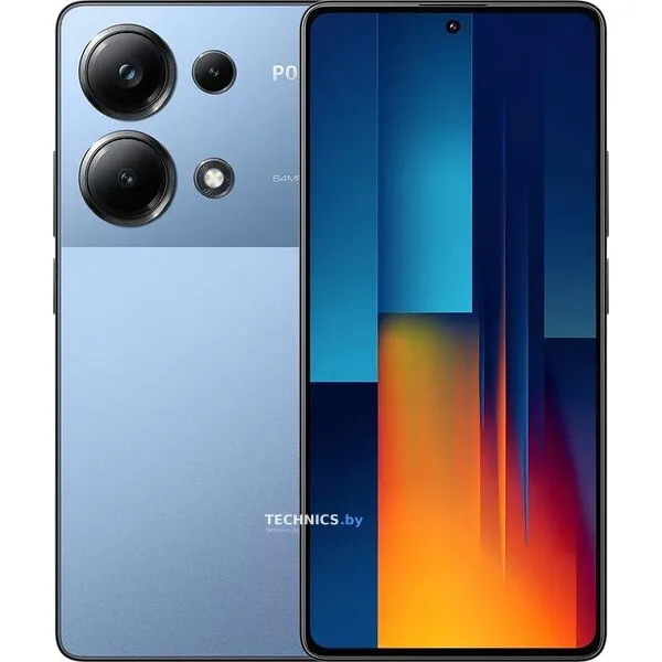 Смартфон Poco M6 Pro 12GB/512GB с NFC международная версия (синий)