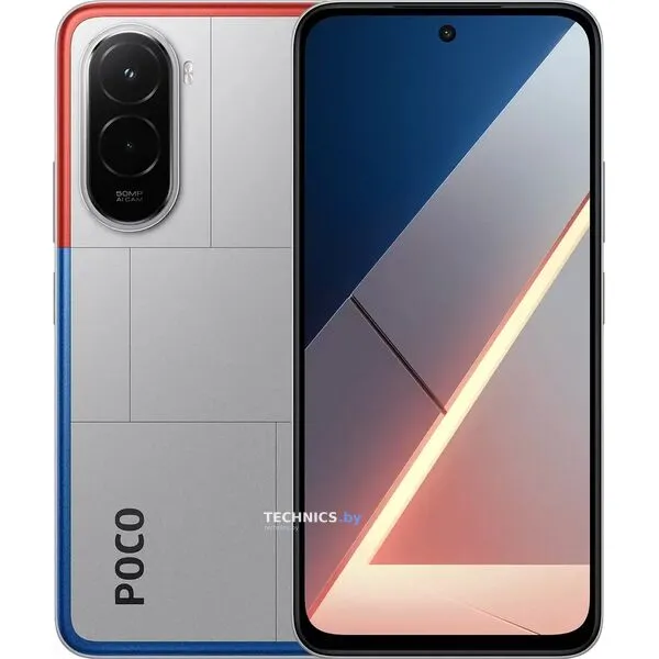 Смартфон Poco M7 4G 8GB/256GB международная версия (серебристый)