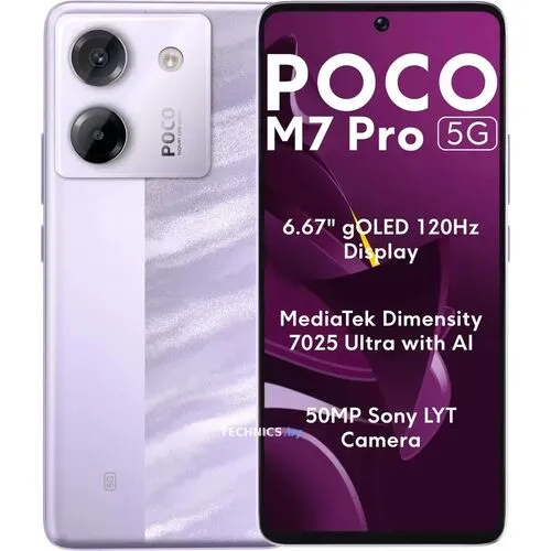 Купить Смартфон POCO M7 Pro 5G 12GB/512GB международная версия (фиолетовый) с доставкой