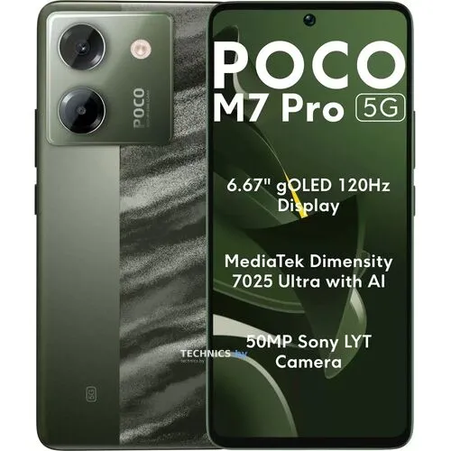 Купить Смартфон POCO M7 Pro 5G 12GB/512GB международная версия (зеленый)