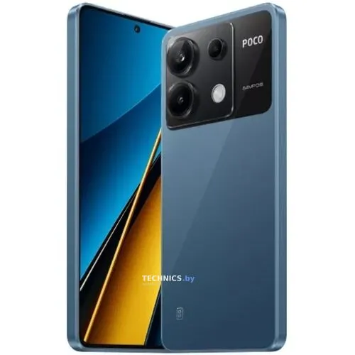 Смартфон POCO X6 8GB/256GB с NFC международная версия (синий)
