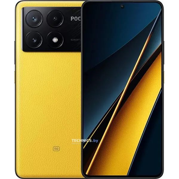 Смартфон Poco X6 Pro 8GB/256GB с NFC международная версия (желтый)