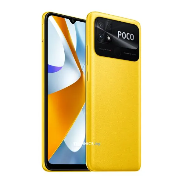 Смартфон Poco C40 4GB/64GB желтый (международная версия)