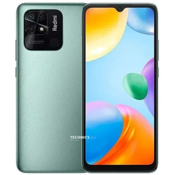 Смартфон Redmi 10C NFC 4GB/128GB мятный (международная версия)