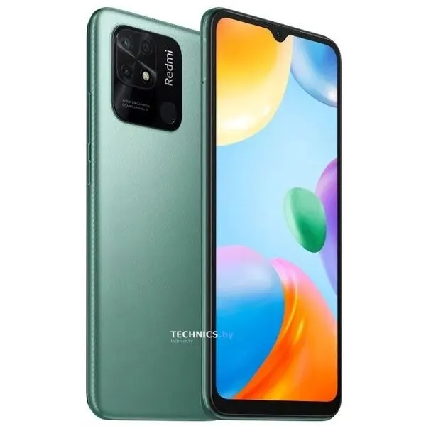 Смартфон Redmi 10C NFC 4GB/128GB мятный (международная версия)