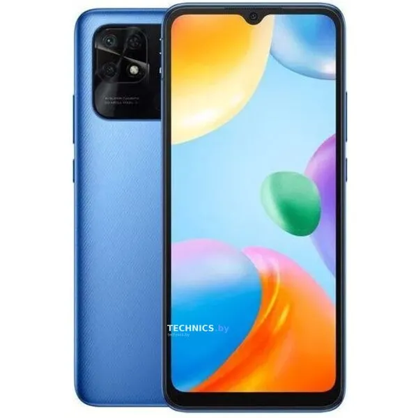 Смартфон Redmi 10C NFC 4GB/128GB синий (международная версия)