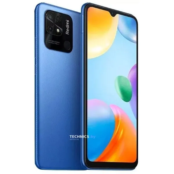 Смартфон Redmi 10C NFC 4GB/128GB синий (международная версия)