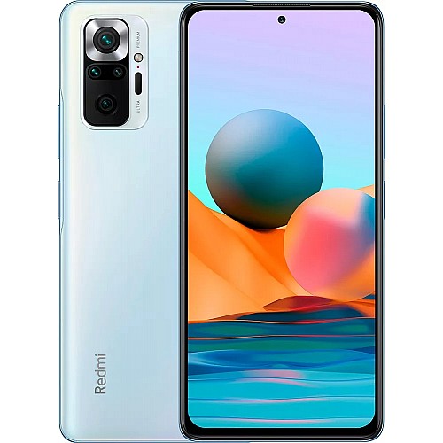 Смартфон Redmi Note 10 Pro 6Gb/128Gb голубой лед (международная версия)