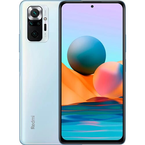 Смартфон Redmi Note 10 Pro 8Gb/128Gb голубой лед (международная версия)