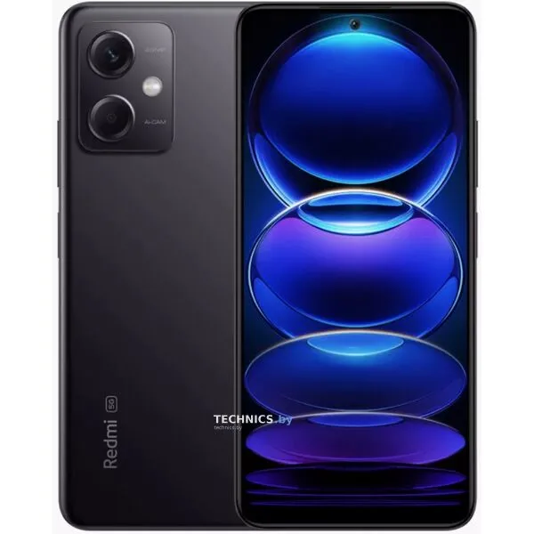 Смартфон Redmi Note 12 5G 6GB/128GB черный (международная версия)