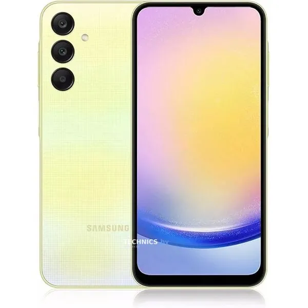 Смартфон Samsung Galaxy A25 8GB/256GB (желтый, без Samsung Pay)
