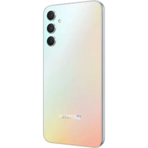 Смартфон Samsung Galaxy A34 5G 6GB/128GB серебристый (SM-A346E/DSN)