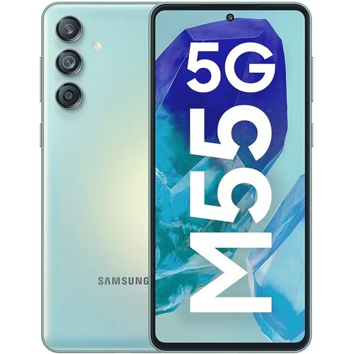 Смартфон Samsung Galaxy M55 5G 8GB/256GB в мятном цвете: Безграничная память и мега-заряд