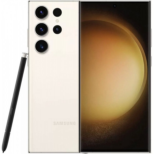 Смартфон Samsung Galaxy S23 Ultra 12GB/256GB бежевый (SM-S918B/DS)