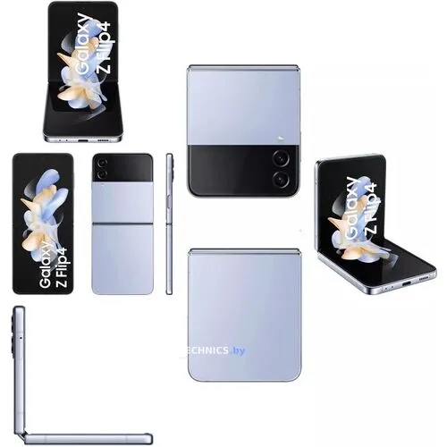 Смартфон Samsung Galaxy Z Flip4 8GB/256GB (синий)