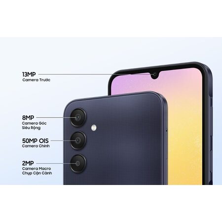 Смартфон Samsung Galaxy A25 8GB/256GB (темно-синий, без Samsung Pay)